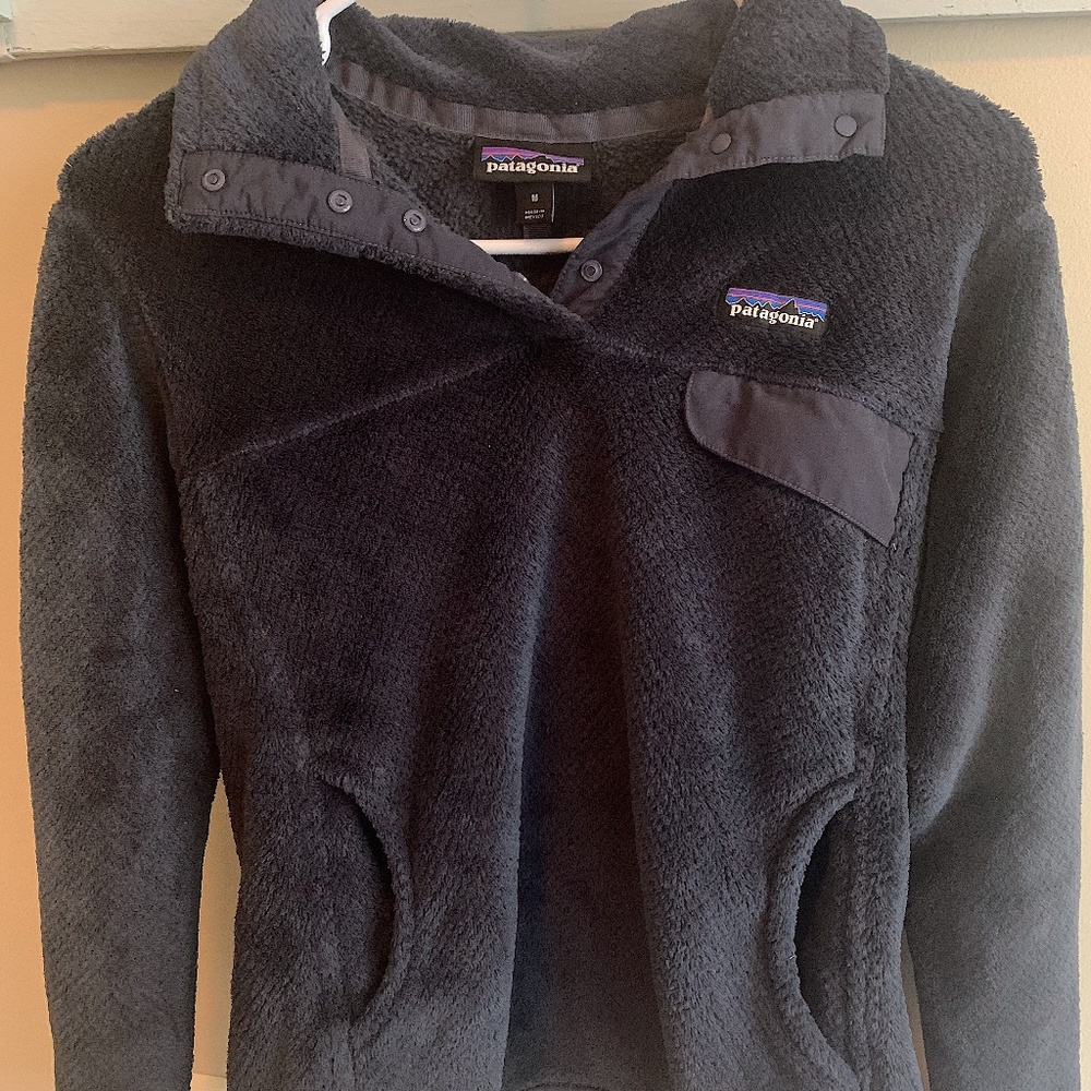 Women's Blue Pullover Patagonia Medium (Pre-Owned)